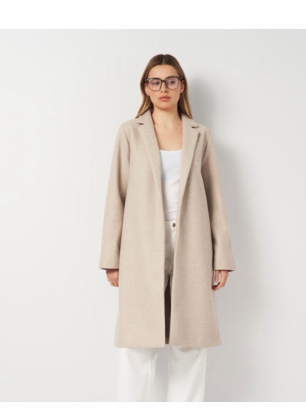 Zara Women's Light Beige Trench Coat